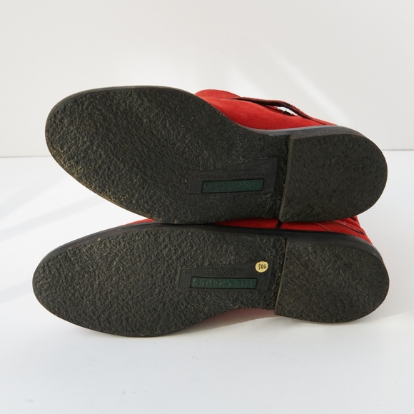 80s - SUSAN BENNIS - WARREN EDWARDS - Boots - Men\'s - 10.5 - RED Suede main image 5